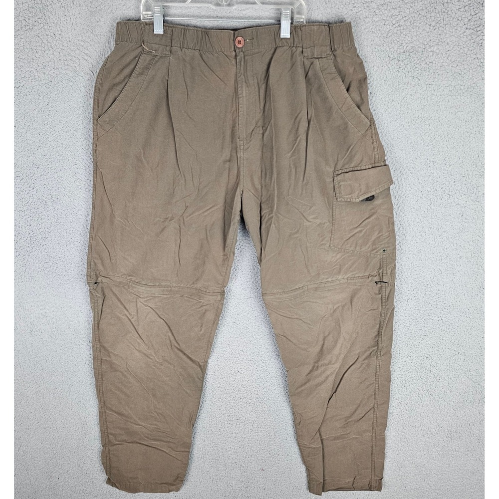 Simms Convertible Pants Mens Large Superlight Zip Off Fishing Hiking Cargo